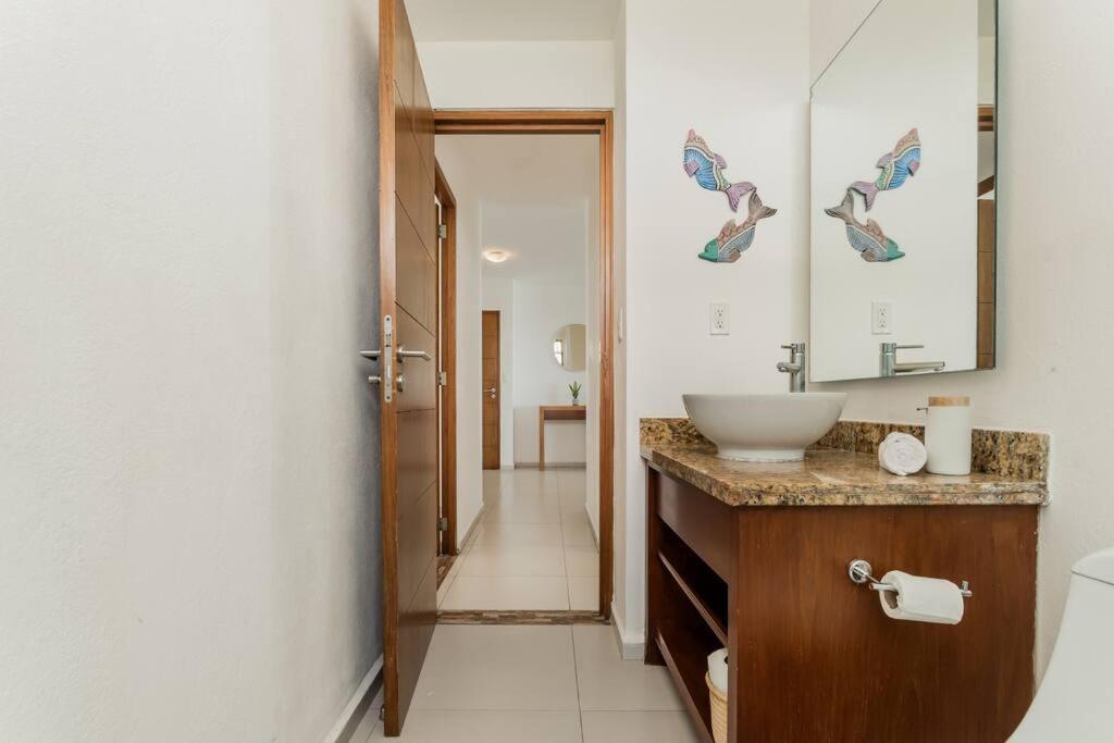 Reef Beachfront 3Bdr Apartment By Casa Paraiso カンクン エクステリア 写真