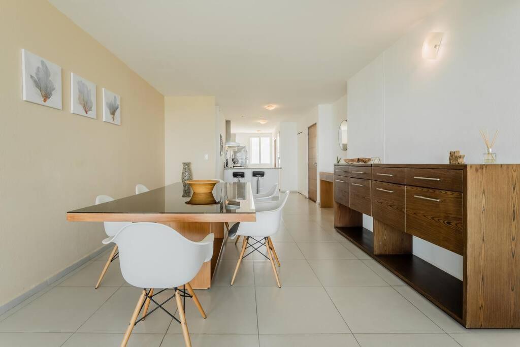 Reef Beachfront 3Bdr Apartment By Casa Paraiso カンクン エクステリア 写真