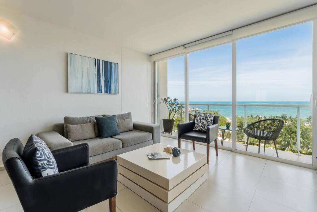 Reef Beachfront 3Bdr Apartment By Casa Paraiso カンクン エクステリア 写真